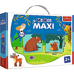 Galda spēle - Memos maxi. Dzīvnieki