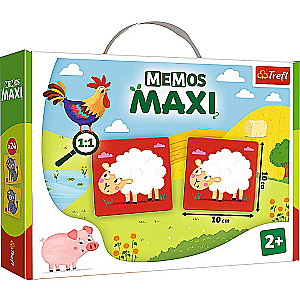 Galda spēle - Memos maxi. Lauksaimniecības dzīvnieki