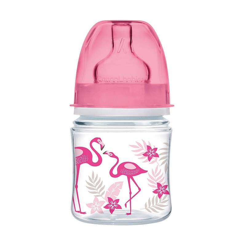 CANPOL BABIES babies EasyStart ar platu atvērumu pudelīte Jungle, 120 ml, 35/226