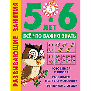 Attīstošās nodarbības. Viss, kas jāzina. 5-6 gadi
