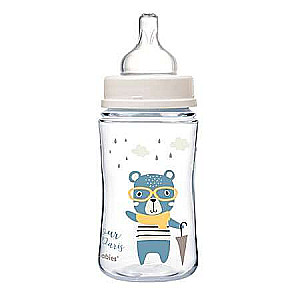 CANPOL BABIES anti-koliku pudele ar plašu kaklu 240ml Easy StartBONJOUR PARIS 35/232_blu