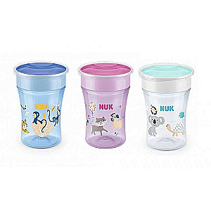 NUK Evolution Magic Cup mācību krūze bez knupīša 230ml 8m+
