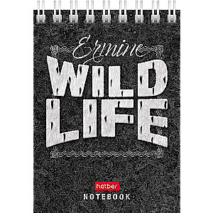 Bloknots 60l A7f šūnveida - Wild Life