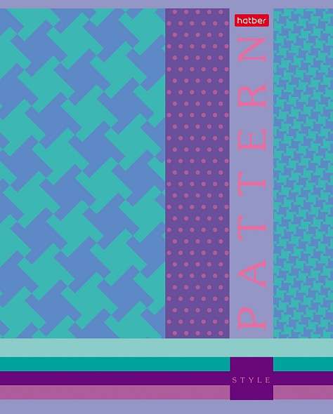 Piezīmju grāmata 60l A5f rūtiņa - Patternstyle
