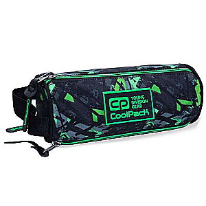 Zīmuļu maciņš COOL PACK Elektriski zaļš, 3 nodalījumi