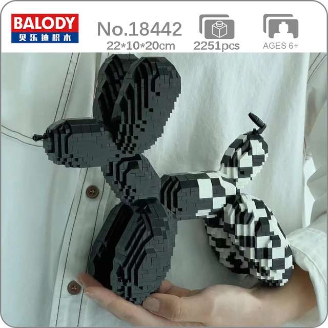 Конструктор/мозаика 3D BALODY Щенок, 2251 дет., 216x100x196мм