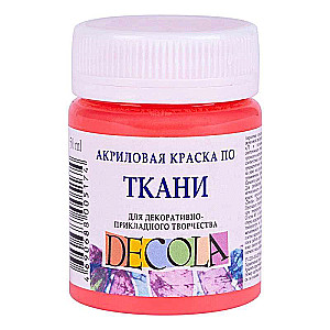 Akrila krāsa audumam 50 ml Koralveida