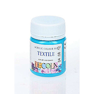 Akrila krāsa audumam 50 ml Tirkīza
