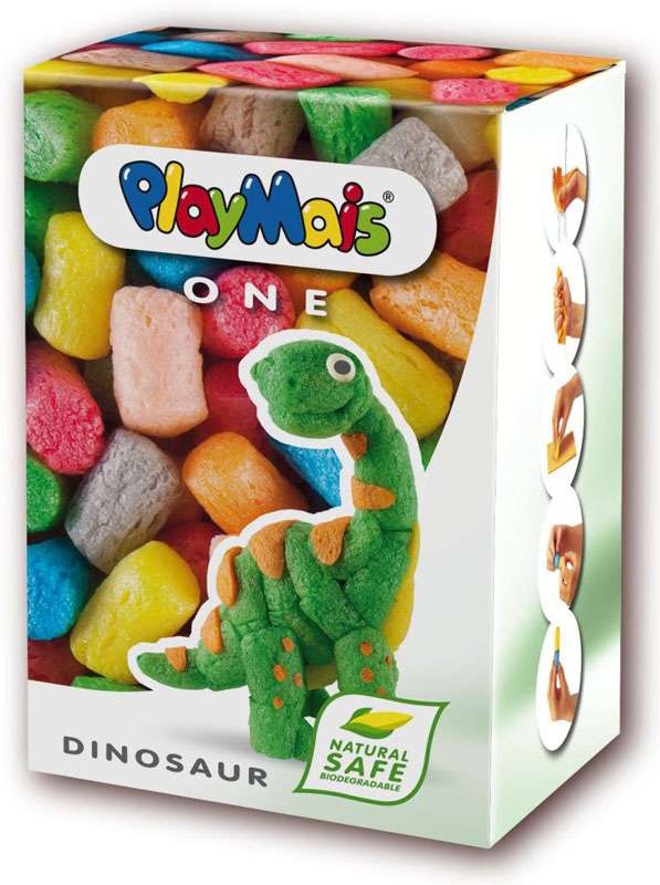 Radošais komplekts PlayMais Classic ONE Dinosaurus 3+