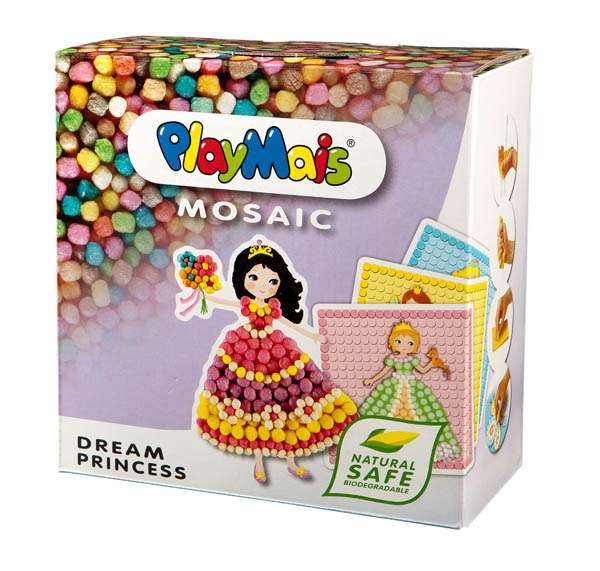 Radošais komplekts PlayMais MOSAIC DREAM princese 5+
