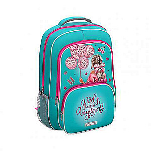 Mugursoma 44x23x33, 20L ErichKrause EasyLine ar 2 nodalījumiem, Girly Day