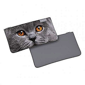 Pildspalvu maciņš ErichKrause® 207x114mm Pelēks kaķis