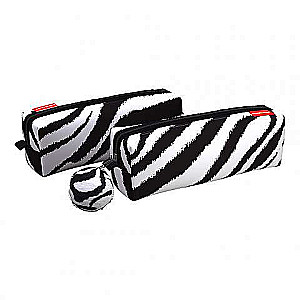 Pildspalvu maciņš 1 nodalījums bez piederumiem 210x70x70 ErichKrause, quadro Fluffy Zebra