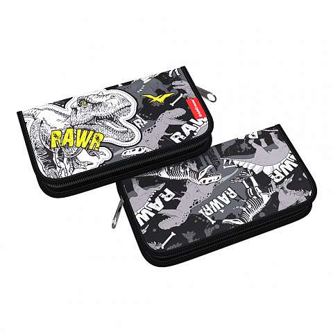 Pildspalvu maciņš bez pildījuma ErichKrause® 110x205x25mm Dinozauru parks