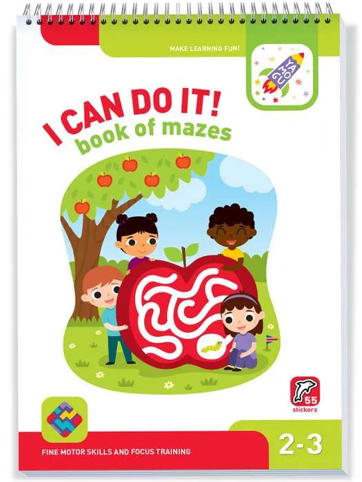 I Can Do It! Book of Mazes. Age 2-3 Я могу проходить лабиринты! 2-3 года