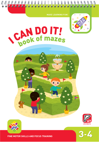 I Can Do It! Book of Mazes. Age 3-4 Я могу проходить лабиринты! 3-4 года