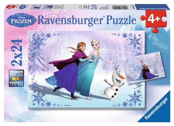Puzzle 2x24 Disney Frozen