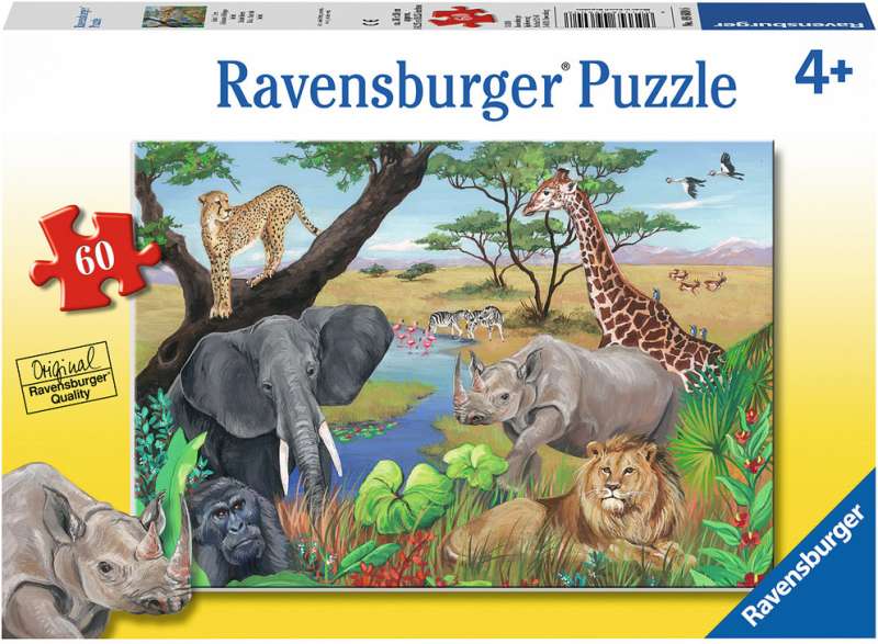 Puzzle 60 Safari animals