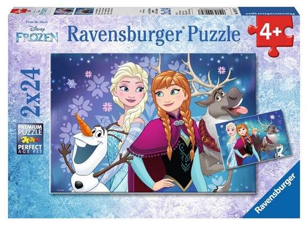 Puzzle 2x24 Disney Frozen