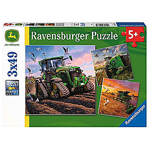 Puzle 3x49 Seasons of John Deere