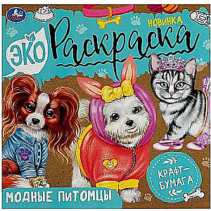 Modīgie mājdzīvnieki. Ekoizkrāsošana.