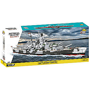 Konstruktors - COBI kuģis Tirpitz, 2880 detaļas.