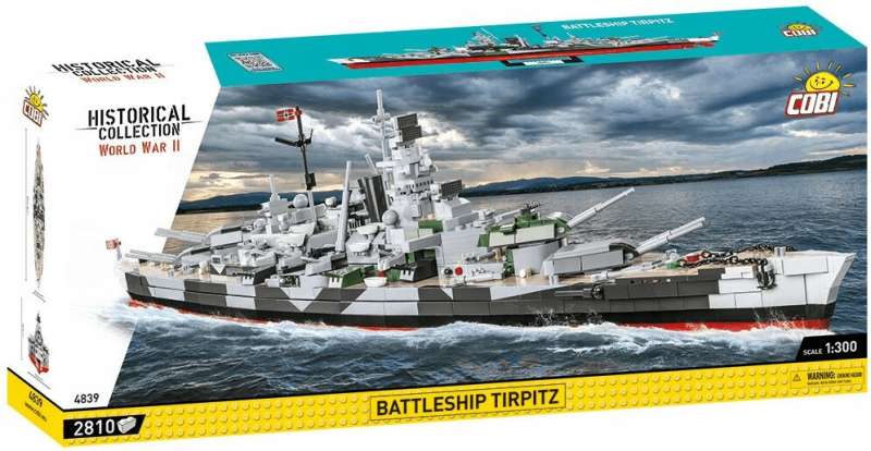 Конструктор - COBI Battleship Tirpitz, 2880 дет.