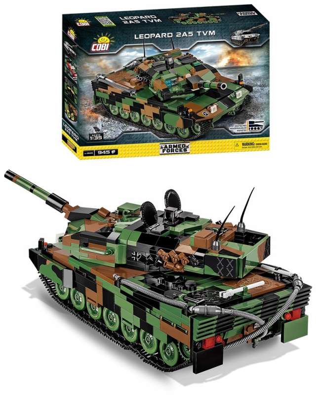 Конструктор - COBI Leopard 2A5 TVM, 945 дет.