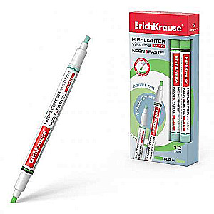 Tekstmarķieris ErichKrause® Visioline V-16 Neon+Pastel, tintes krāsa zaļa