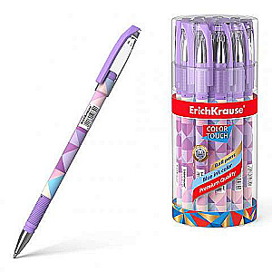 Kugļpildspalva ErichKrause® ColorTouch® Magic Rhombs, tintes krāsa zila