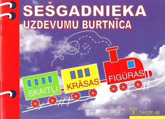Sešgadnieka uzdevumu burtnīca. Skaitļi, krāsas