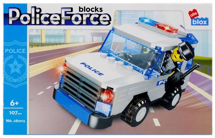 Bloku konstruktors - Policija 107 detaļas
