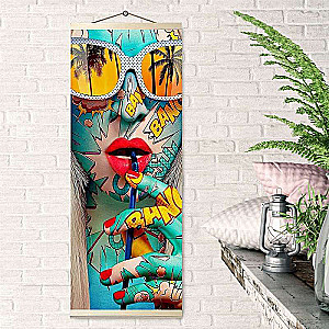 Glezna pēc numuriem 35X88 PANNO MONIKA NOVAK POP ART 20 krāsas