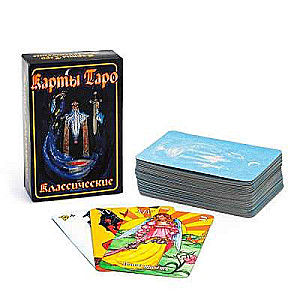 Tarot kārtis klasiskās 78 kārtis + instrukcija