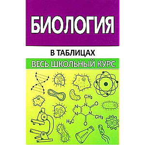 Bioloģija. Visi skolas kursa tabulās un shēmās