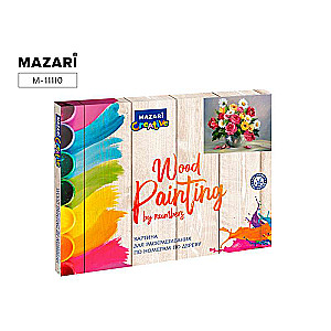 Glezna krāsošanai pēc numuriem uz koka 30*40 cm PUŠKATS, 1 dizains
