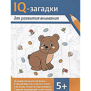 IQ mīklas uzmanības attīstīšanai: 5+