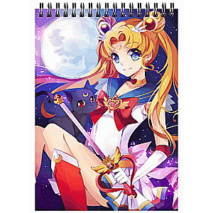 Skeču grāmatiņa zīmēšanai A5 Sailor Moon