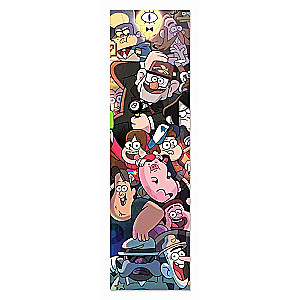Grāmatu atzīme ar Gravitācijas krituma varoņiem / Gravity Falls