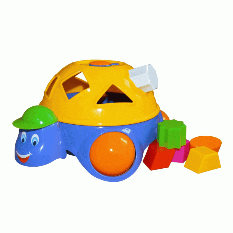 Развивающая игрушка-сортер Черепаха пластиковая