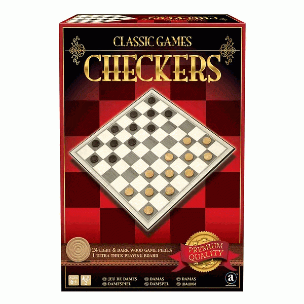 Настольная игра - Набор деревянных шашек