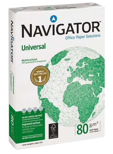 Papīrs kopēšanas A4 500lap 80g/m2 Navigator UNIVERSAL