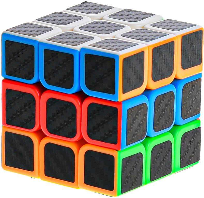 Развивающий кубик Рубика, 6см, неоновый