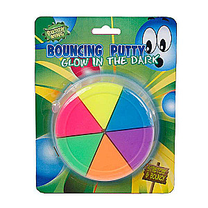 Želejveida masa SLIME Glow in the dark, 6 krāsas