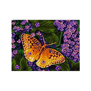 Glezna pēc numuriem - Violeta ziedi