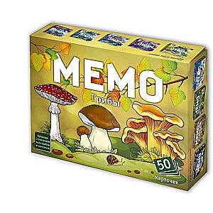 Galda spēle - Memo Sēnes 50 kartītes