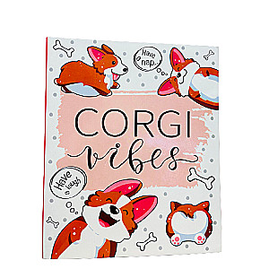 Bloknot pozitīvā noskaņojuma. Corgi Vibes