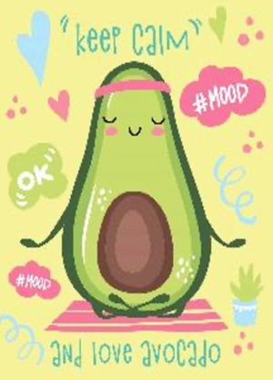 Блокнот позитивного настроения. Avocado Mood