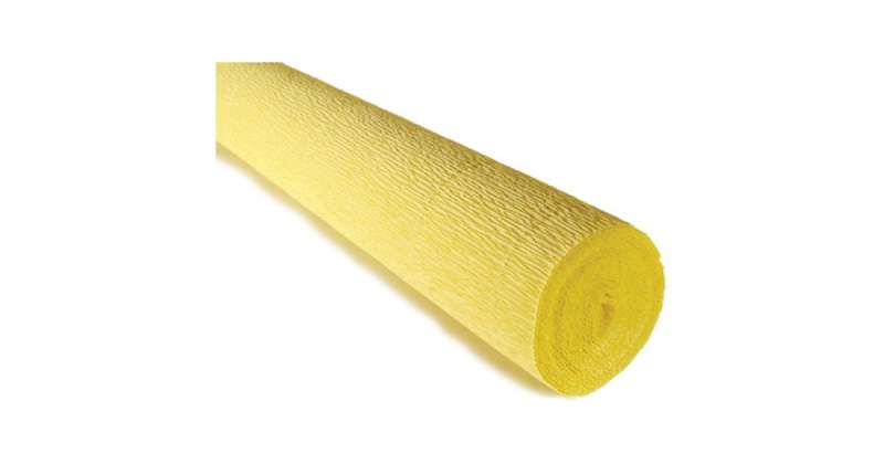 Gofrēts papīrs 50cmx2.5m g.dzeltens