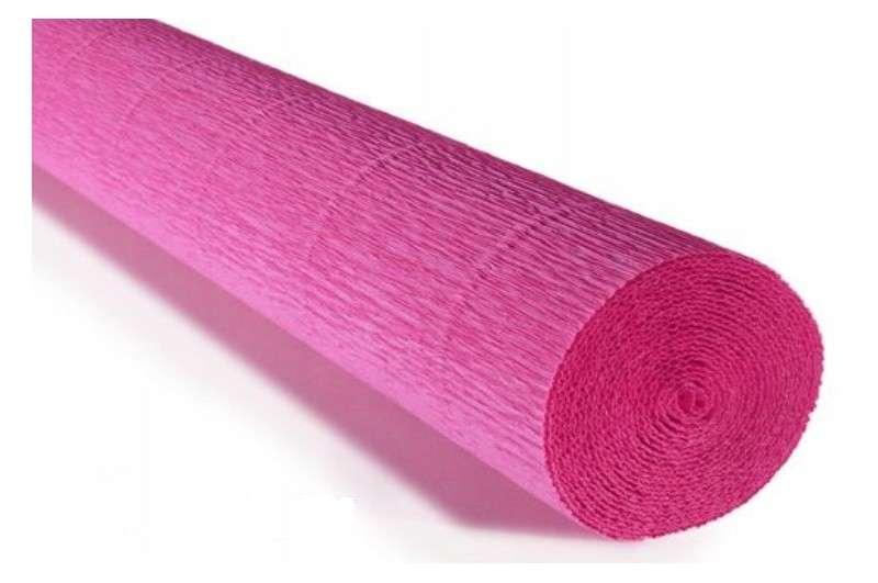 Gofrēts papīrs 50cmx2.5m rozs
